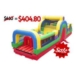 30' Retro Inflatable Obstacle Course(DRY)