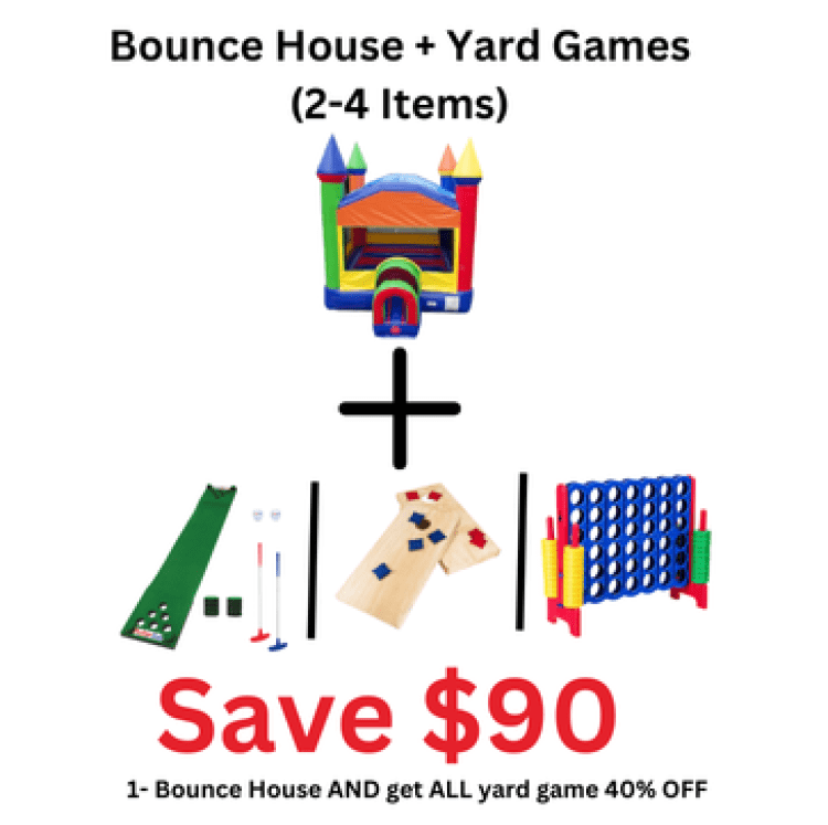 Bounce House + Yard Games