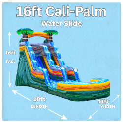 CALI PALMS 16FT WATER SLIDE