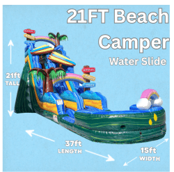 BEACH CAMPER 21 FT WATER SLIDE
