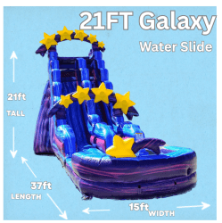 GALAXY 21 FT WATER SLIDE
