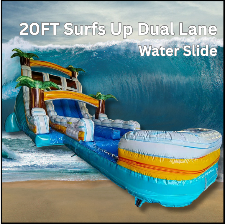 20ft Surf's Up Water Slide
