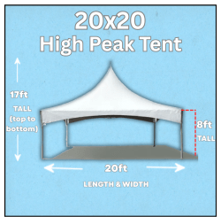 20' x 20' High Peak Tents 20' x 20' High Peak Tents