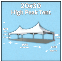 20' x 30' High Peak Tent