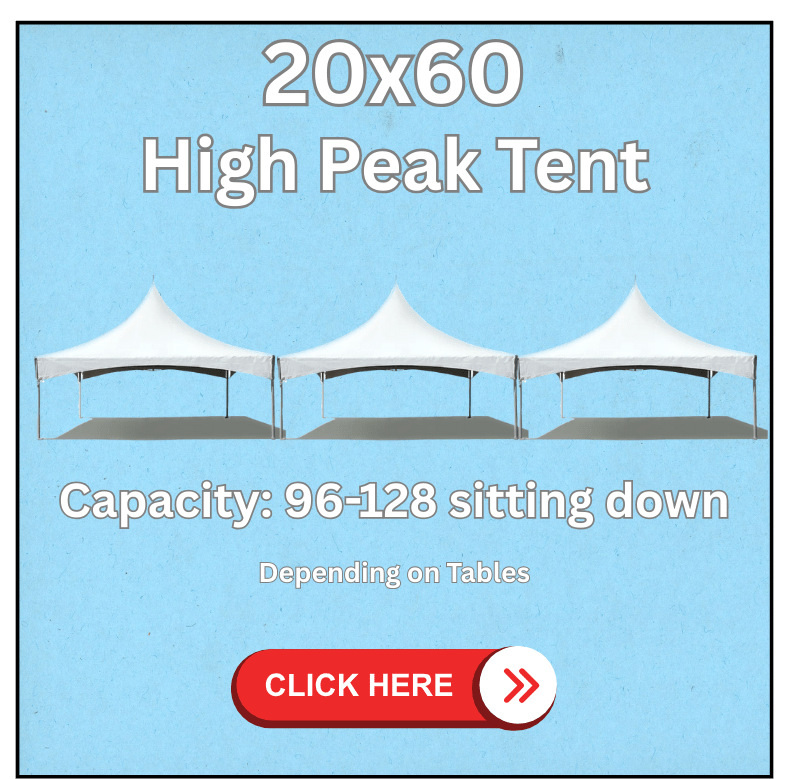 20x60 High Peak Tent Tent Rentals
