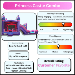 IMG 1420 1765379335 Princess Castle DUAL LANE COMBO