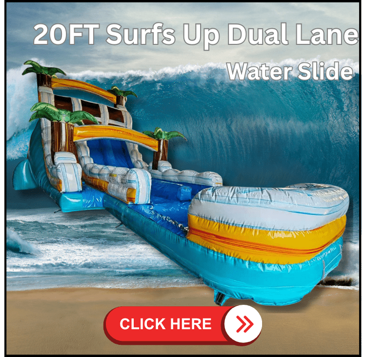 Surfs Up Dual Lane Water Slide Water Slide Rentals
