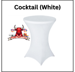 COCKTAIL TABLE LINEN (WHITE)