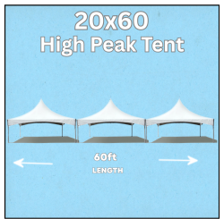 20' x 60' High Peak Tent