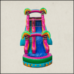 24ft teal crush waterslide Pure party Georgetown Delaware 1 tiny 1 1 24FT TEAL CRUSH WATERSLIDE