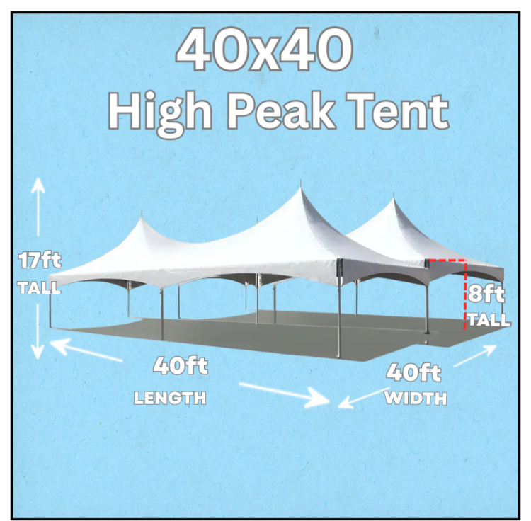 40x40 High Peak Tent 40x40 High Peak Tent