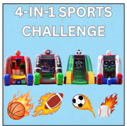 4-IN-1 Inflatable Sports Challenge