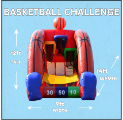 Inflatable Basketball Challenge
