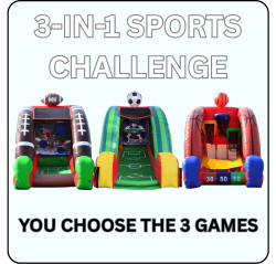 3-IN-1 INFLATABLE SPORTS CHALLENGE