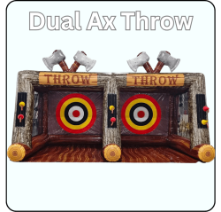 Dual Lane AX Throwing Inflatable